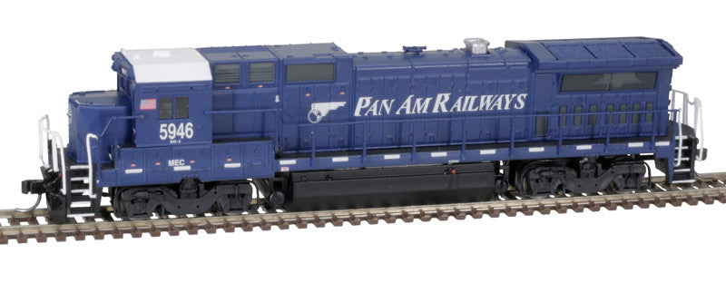 Atlas Master N 40005168 Gold Series GE Dash 8-40B Locomotive with Deck Mounted Ditchlights DCC/ESU Loksound Equipped Pan Am Railways MEC #5946