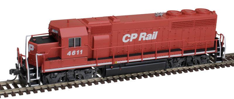 Atlas Master Gold Series N 40005274 DCC/ESU LokSound V5 Equipped EMD GP40 Locomotive with Ditch Lights CP Rail #4611
