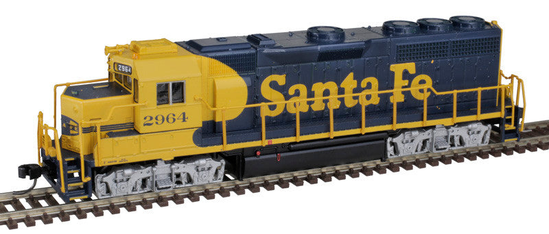 Atlas Master Gold Series N 40005287 DCC/ESU LokSound V5 Equipped EMD GP40 Locomotive Santa Fe 'Bluebonnet' #2964