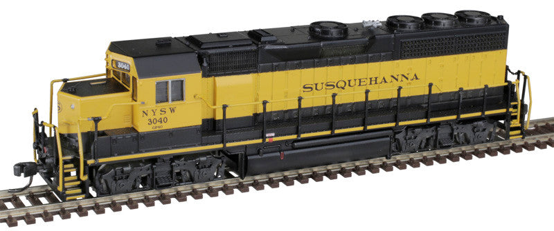 Atlas Master Gold Series N 40005297 DCC/ESU LokSound V5 Equipped EMD GP40 Locomotive with Ditch Lights New York, Susquehanna & Western NYSW #3040