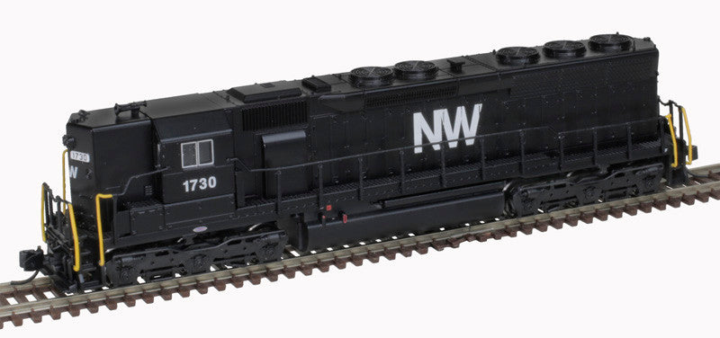 Atlas Master Gold Series N 40005591 DCC/Tsunami 2 Sound Equipped EMD SD45 High Short Hood Locomotive Norfolk & Western 'NW Logo' NW #1730