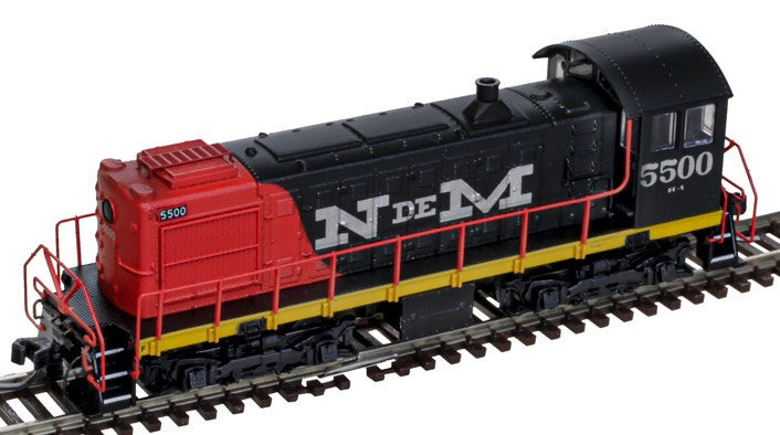 Atlas Master Gold Series N 40005726 DCC/ESU LokSound V5 Equipped Alco S-2 Locomotive Nacionales de Mexico NdeM #5500