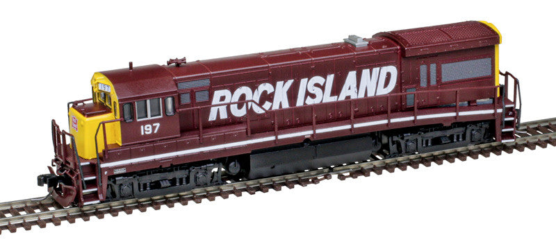 Atlas Master Silver Series N 40005945 DCC Ready GE U33 Locomotive Rock Island RI #193