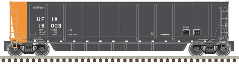 Atlas Master N 50006386 Coalveyor Bathtub Gondola Utility Fuels UFIX #16010
