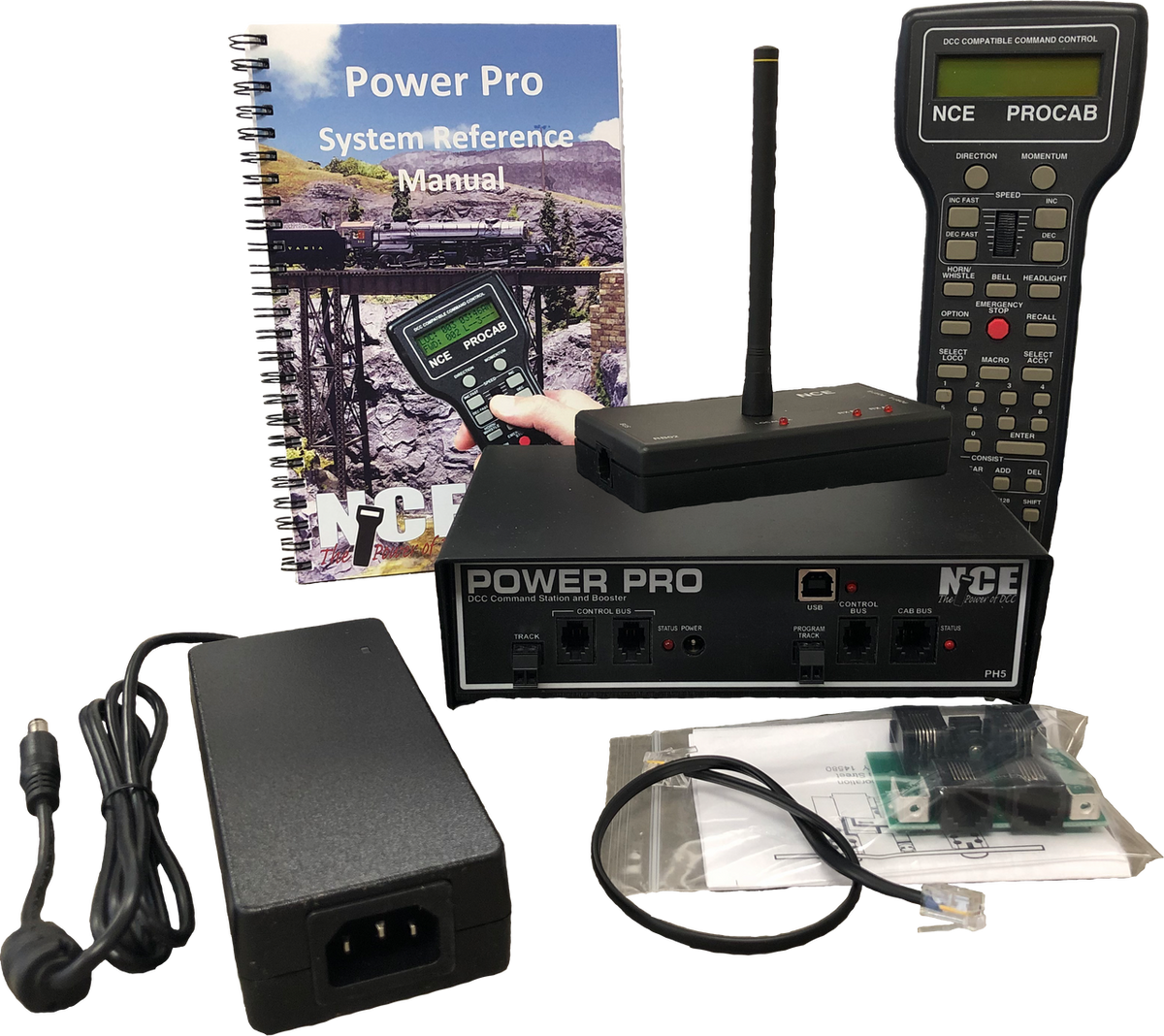 NCE DCC 5240036 PH5-R Power Pro 5 DCC Complete Wireless System