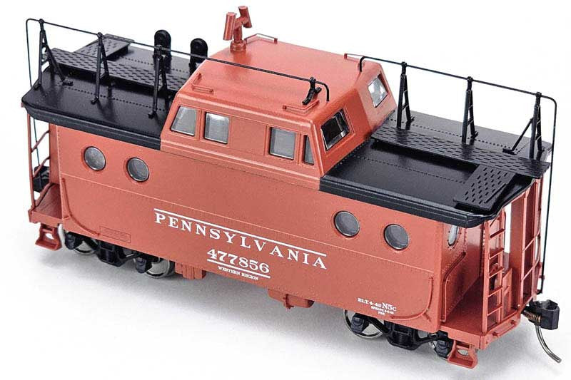 Bowser Ready to Run HO 43391 PRR Class N5C Steel Cabin Car Pennsylvania RR Early Western Region w/Trainphone PRR #477856