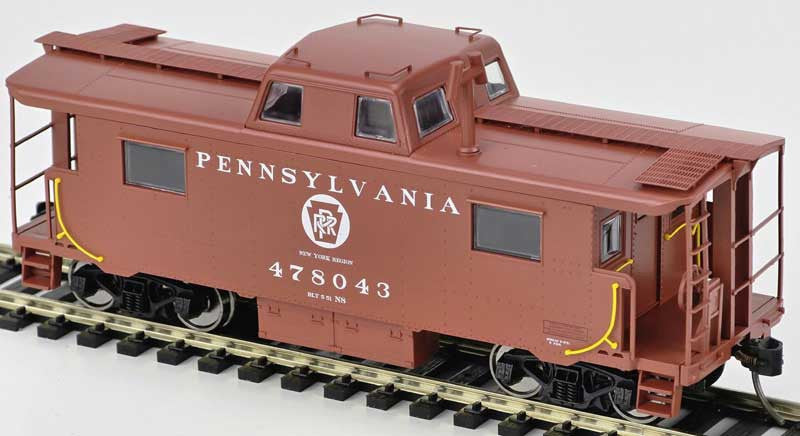 Bowser HO 43423 PRR N-8 Caboose Pennsylvania Railroad PRR #478072 'Circle Keystone New York Region'