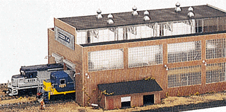 Bachmann N 15163 Locomotive Maintenance Building - Kit
