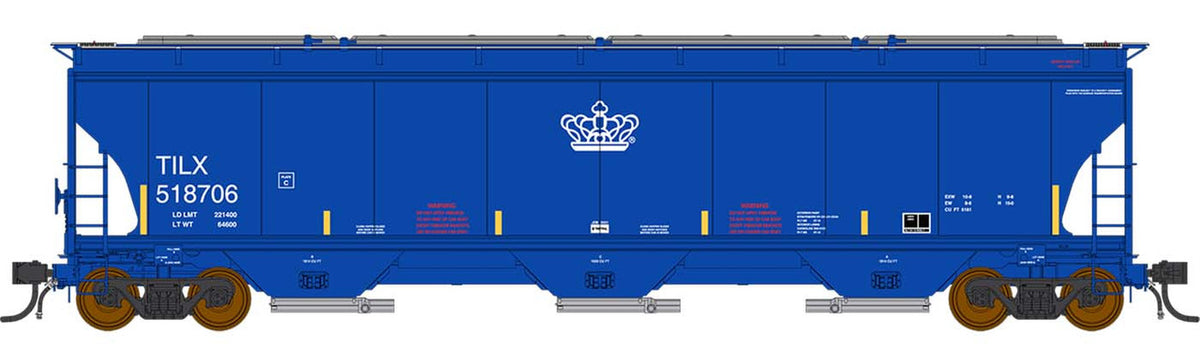 Intermountain HO 472153-03 Trinity 5161 Cubic Foot Covered Hopper Imperial Sugar TILX #518724