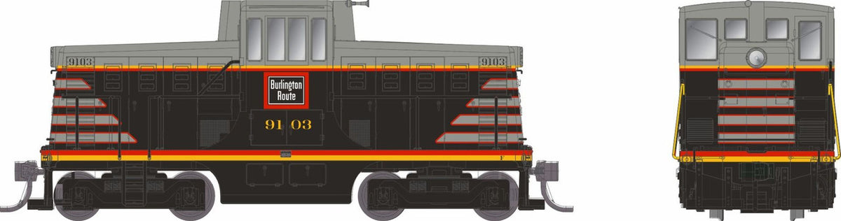 Rapido Trains Inc HO 48041 DCC Ready GE 44-Tonner Locomotive Burlington CB&Q #9103