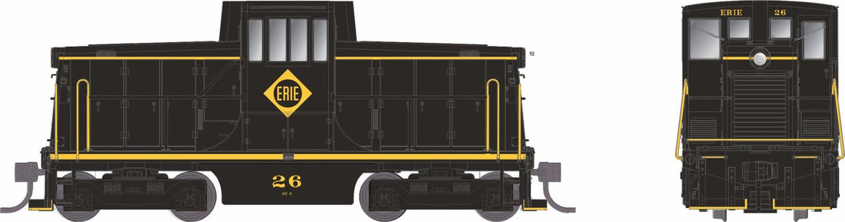 Rapido Trains Inc HO 48047 DCC Ready GE 44-Tonner Locomotive Erie Railroad #26