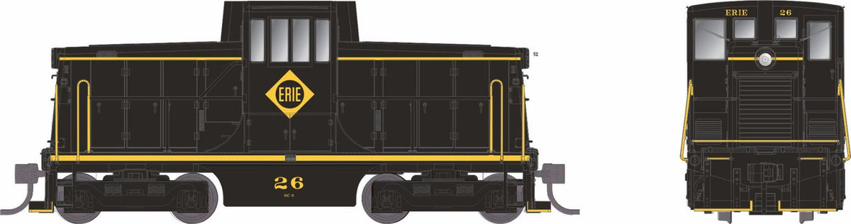 Rapido Trains Inc HO 48547 DCC/ESU LokSound V5 Equipped GE 44-Tonner Locomotive Erie Railroad #26