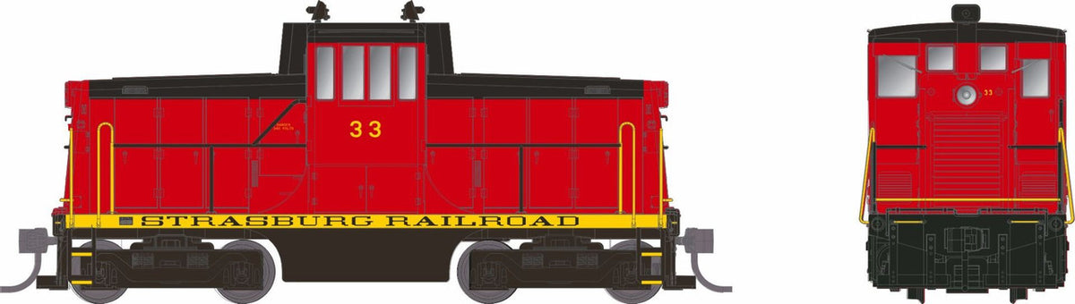 Rapido Trains Inc HO 48064 DCC Ready GE 44-Tonner Locomotive Strasburg Railroad #33