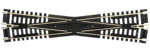 Atlas HO 177 Code 100 Nickel-Silver Rail Black Ties Custom-Line Crossing 12-1/2 Degrees - 9" - 1 Piece