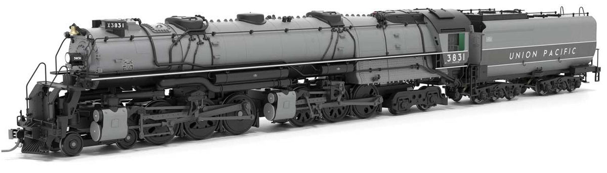 Broadway Limited Imports HO 9916 Stealth Series DCC-Ready UP Early Challenger CSA-2 UP #3831 Two-tone Gray Fantasy Paint