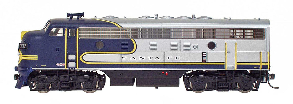 Intermountain N 69222S-05 DCC/ESU LokSound 5 Equipped EMD F7A Locomotive Santa Fe 'Blue Bonnet' ATSF #327L