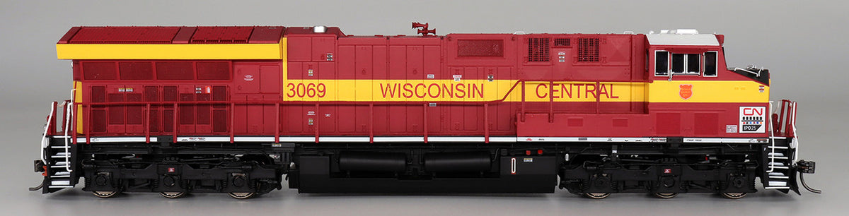 Intermountain HO 497113S-01 DCC/ESU LokSound 5 Equipped GE ET44AC 'Tier 4' Locomotive Angled Exhaust Canadian National Heritage 'Wisconsin Central' CN #3069
