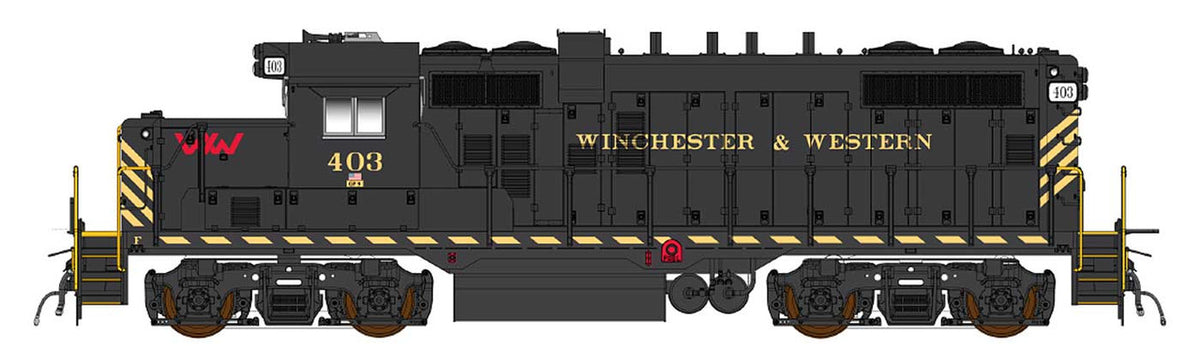 Intermountain HO 49870-02 DCC/ESU LokPilot Equipped Paducah GP10 Locomotive Winchester & Western WW #403 With Ditchlights