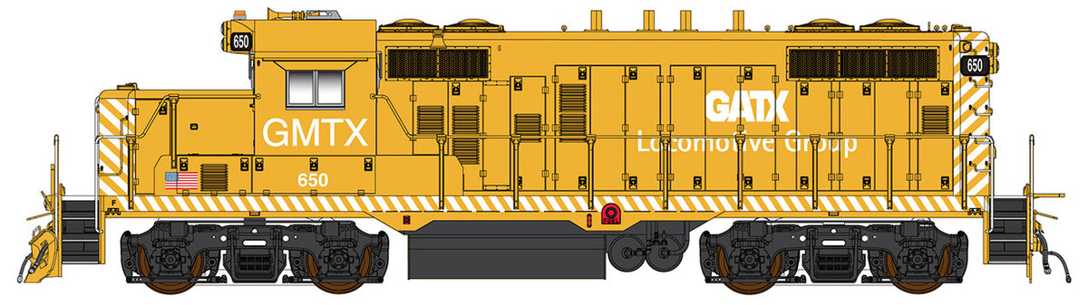 Intermountain HO 49874-04 DCC/ESU LokPilot Equipped Paducah GP10 Locomotive GATX Locomotive Group GMTX #653