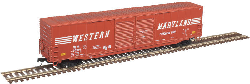 Atlas Master N 50004976 60' ACF Auto Parts Double Door Box Car Western Maryland WM #495993