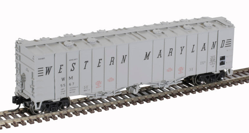 Atlas Master N 50005819 4180 Airslide Covered Hopper Western Maryland WM #5563