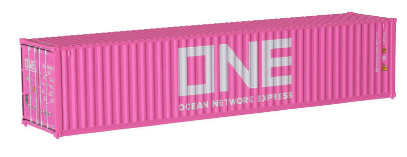 Atlas N 50005887 40' Standard Height Container Ocean Network Express 'ONE' TLLU Set #1 3-Pack