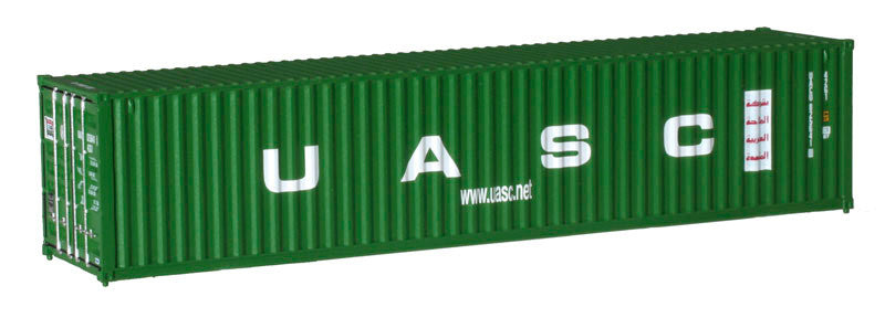 Atlas N 50005890 40' Standard Height Container United Arab Shipping Co. UACU Set #2 3-Pack