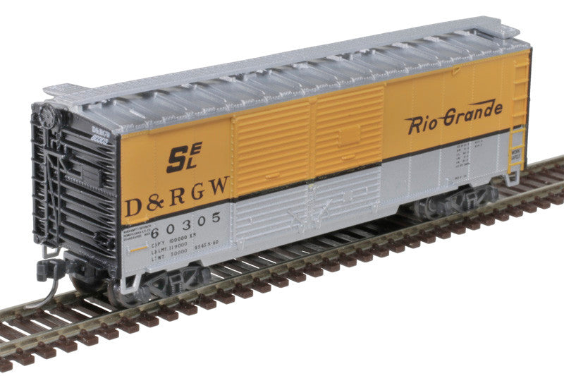 Atlas Trainman N 50006193 40' Double-Door Boxcar Denver & Rio Grande Western D&RGW #60305