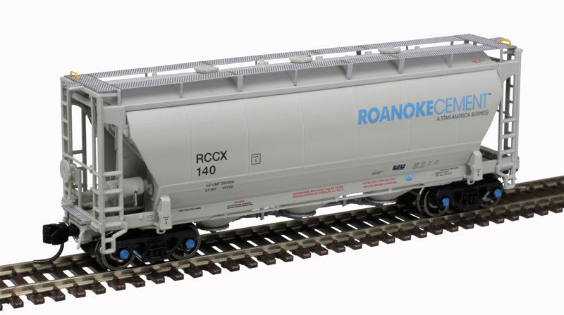 Atlas Master Plus N 50006210 Trinity 3230 Pressure Differential PD Covered Hopper Roanoke Cement RCCX #137