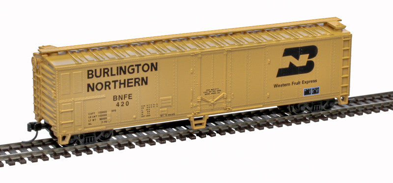 Atlas Trainman N 50006471 50ft Mechanical Reefer Burlington Northern BNFE #409