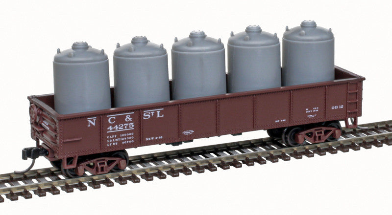 Atlas Trainman N 50006759 42' Gondola Nashville, Chattanooga & St. Louis NC&StL #44499