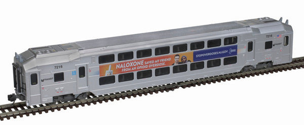 Atlas Master N 50006635 Multi-Level Commuter Coach Trailer New