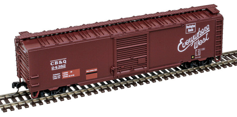 Atlas Trainman N 50006912 50' Single-Door Boxcar Chicago, Burlington & Quincy CB&Q #24203