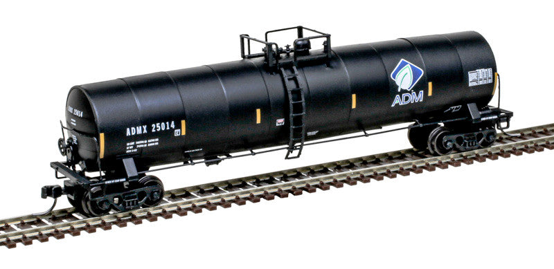 Atlas Master N 50006971 ACF 23,500-Gallon Tank Car Archer-Daniels-Midland 'Leaf' ADMX #25014