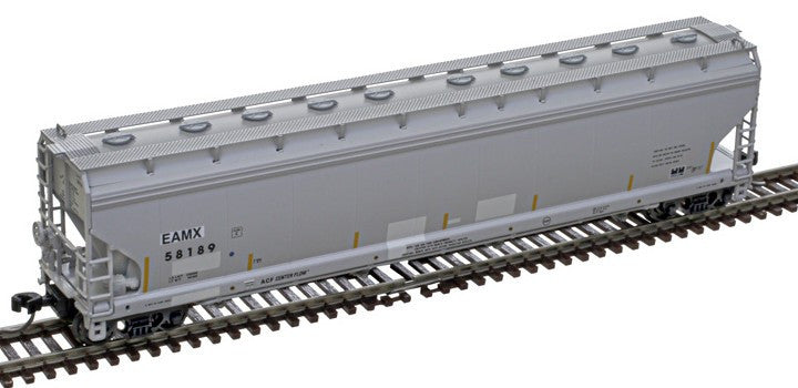 Atlas Master N 50006984 ACF 5800 Centerflow Plastics Covered Hopper Everest Railcar Services EAMX #58189