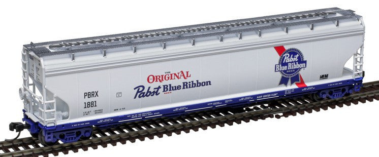Atlas Master N 50006992 ACF 5748 Centerflow Grain Covered Hopper Pabst Blue Ribbon PBRX #1881