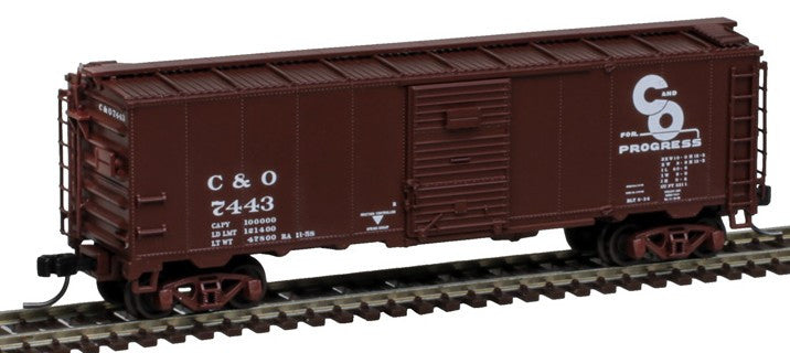 Atlas Master N 50007087 1932 ARA 40' Steel Boxcar Chesapeake & Ohio C&O #7438
