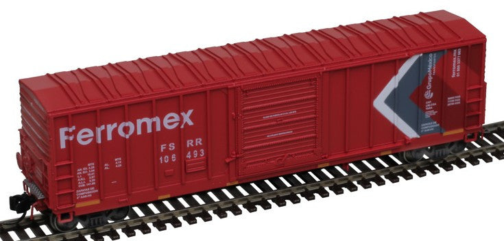 Atlas Master N 50007133 CNCF 5000 Box Car Ferromex 'New Image Red' FSRR #106493