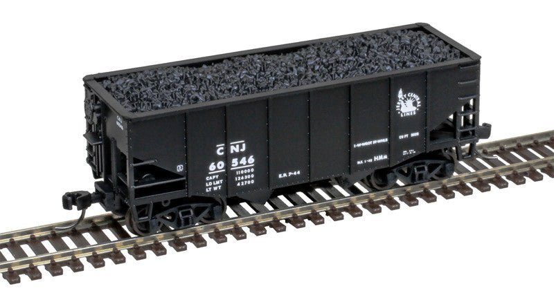 Atlas Master N 50007210 55 Ton Fishbelly Coal Hopper Central Railroad of New Jersey CNJ #60546
