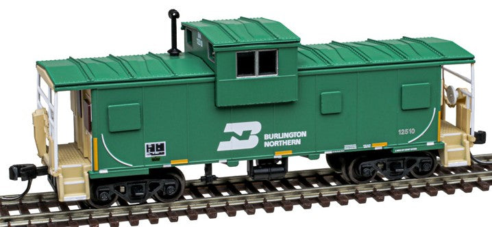 Atlas Master Silver Series N 50007302 Extended Vision Caboose Burlington Northern BN #12510