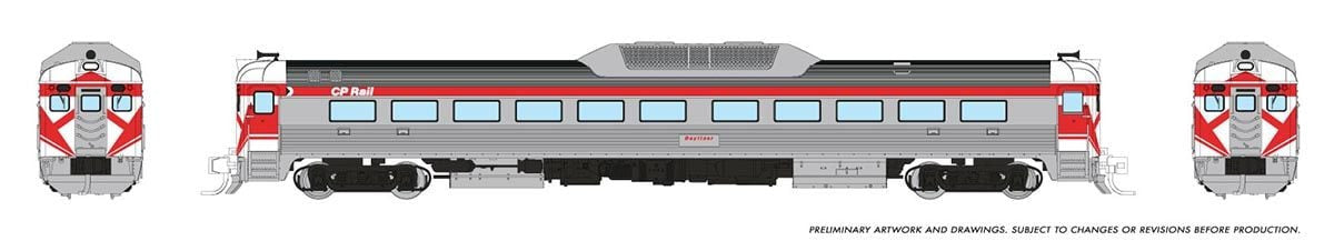Rapido Trains Inc N 516007 DCC Ready Budd RDC-1 Phase 2 CP Rail 'Action Red' Scheme