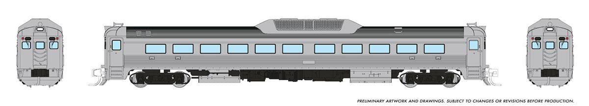 Rapido Trains Inc N 516095 DCC Ready Budd RDC-1 Phase 2 Painted Unlettered