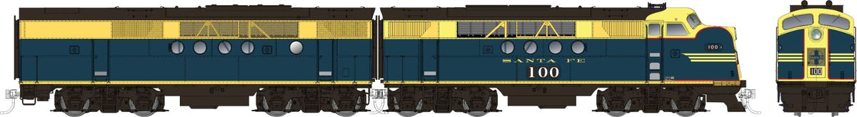 Rapido Trains Inc HO 53006 DCC Ready EMD FT A+B Locomotive Set AT&SF "Freight Scheme" #103 + 103A