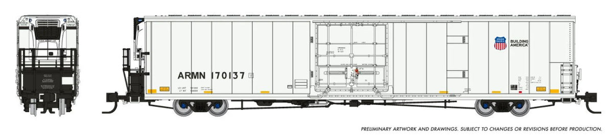 Rapido Trains Inc N 567004A Greenbrier 72’ IL 7780 Reefer Union Pacific ARMN Random Single Car #1