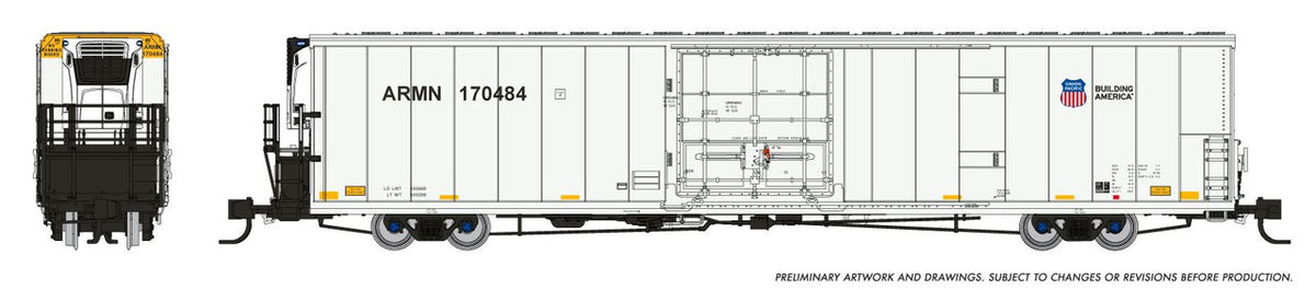 Rapido Trains Inc N 567005A Greenbrier 72’ IL 7780 Reefer Union Pacific ARMN Random Single Car #2