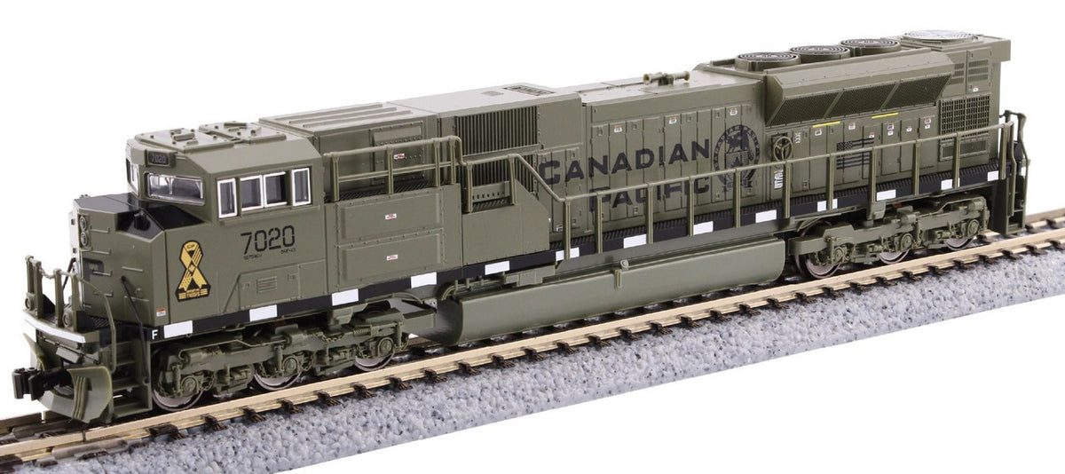 Athearn Genesis HO ATHG-1155 DCC/Tsunami 2 Sound Equipped EMD SD70ACU Locomotive Canadian Pacific Military Tribute 5-Engine Set