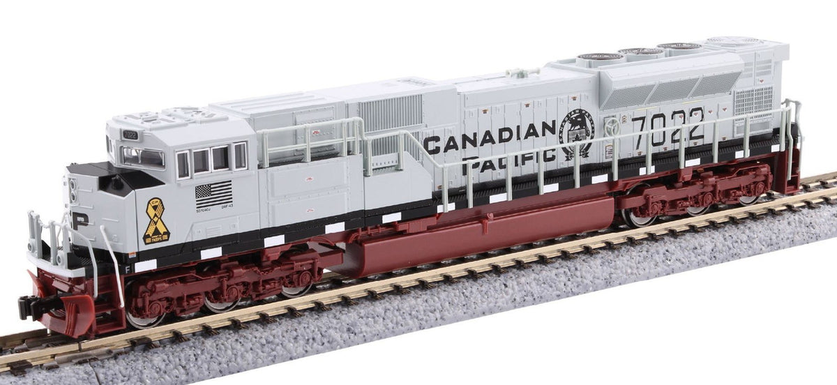 Kato N 176-8543 DCC Ready EMD SD70ACU Locomotive Canadian Pacific #7022 'Military Heritage Navy'