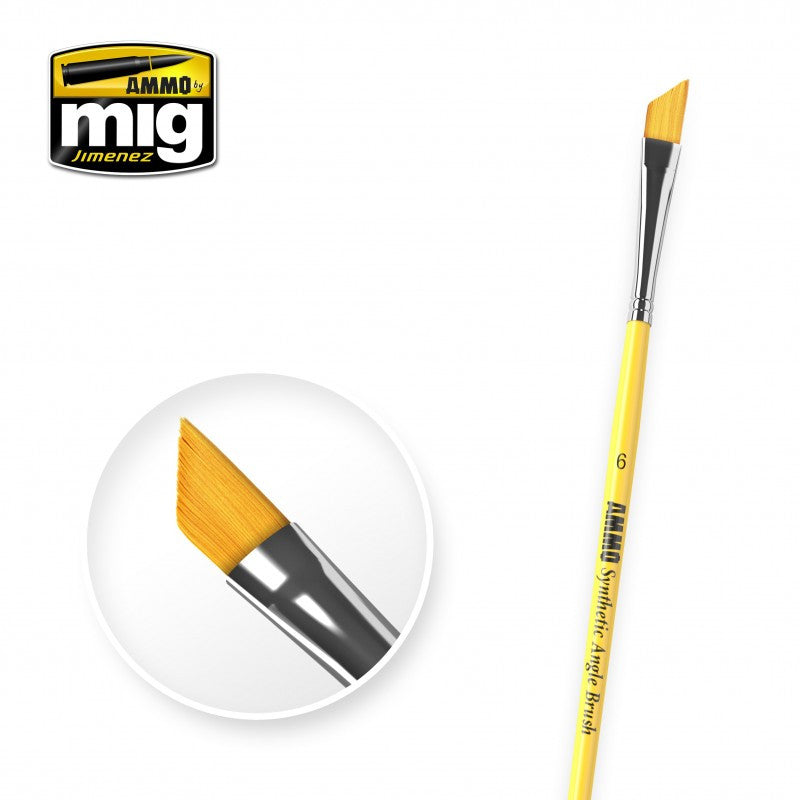 AMMO MIG-8607 6 Synthetic Angle Brush