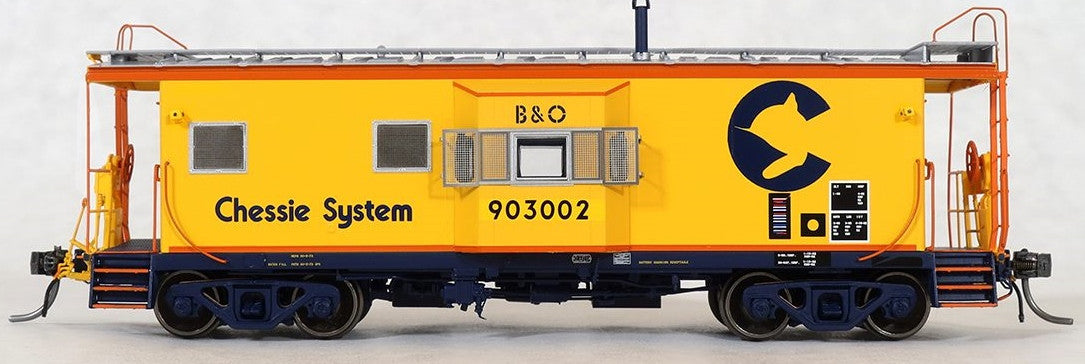 Tangent Scale Models HO 60019-05 International Car Company B&O Class I-18 Steel Bay Window Caboose Chessie System '1982+' B&O #903008