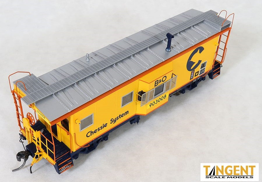 Tangent Scale Models HO 60019-04 International Car Company B&O Class I-18 Steel Bay Window Caboose Chessie System '1982+' B&O #903002